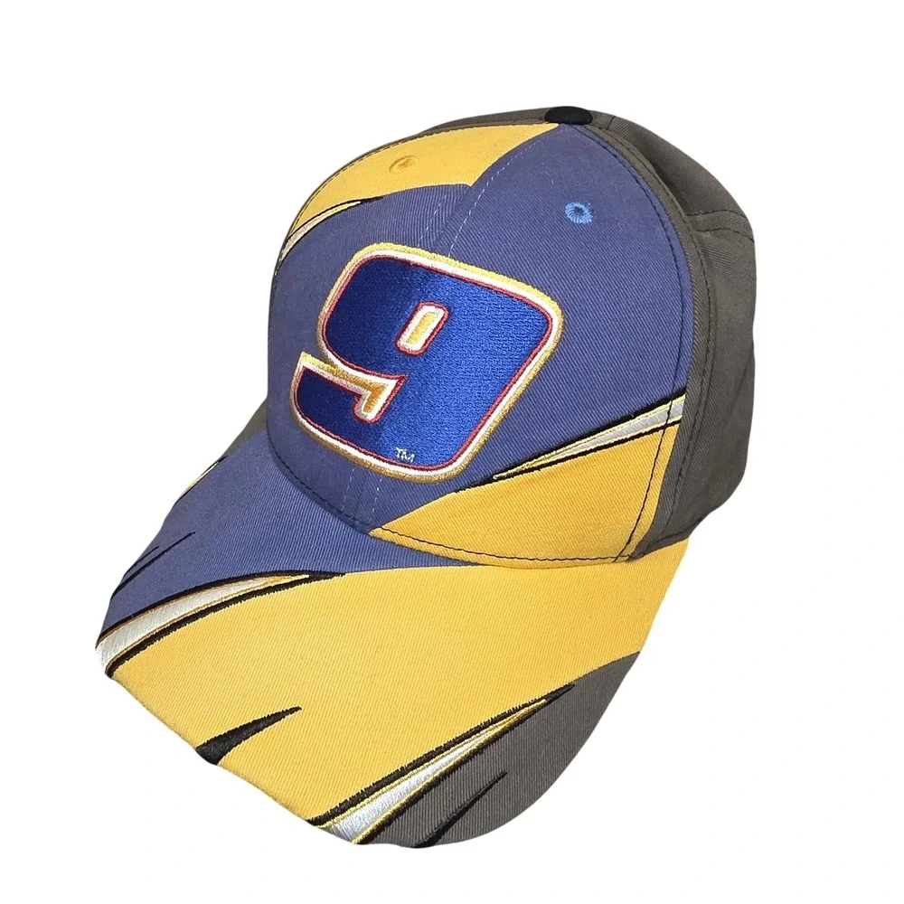 Hendrick Motorsports Hat Cap Strap Back Mens One Size NASCAR Racing 9 Blue